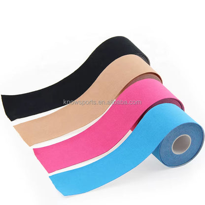 Wholesale Real Manufacturer 5M*5Cm Elastic Sports Kinesios Tape Medical Compression Kinesiology Tape for Tape