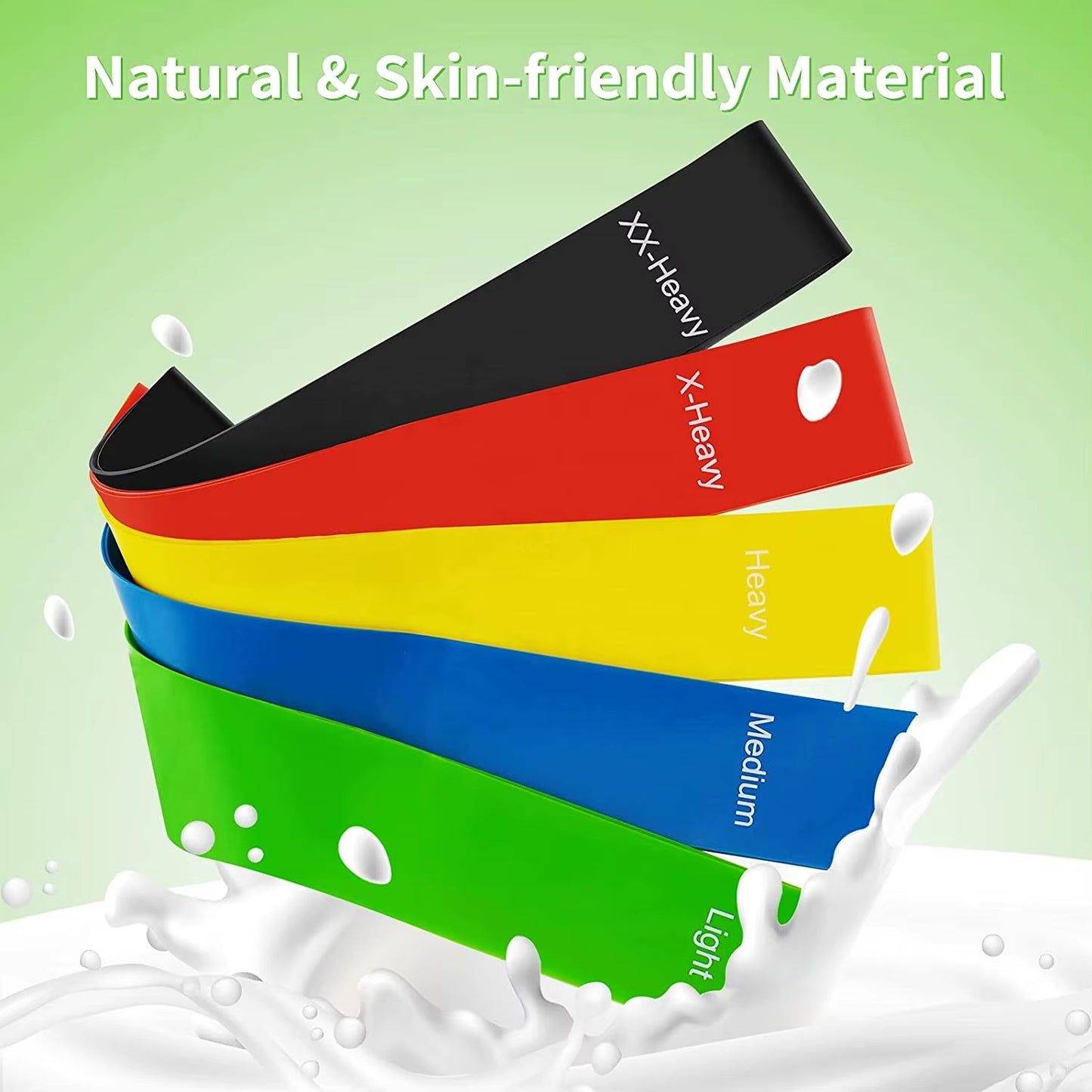 Resistance Home Workout Elastic Stretch Rubber Latex Mini Loop Band Gym Exercise Resistance Loop Bands