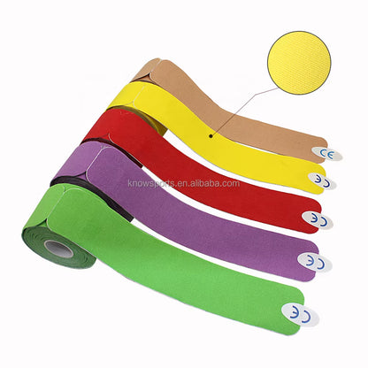 Wholesale Real Manufacturer 5M*5Cm Elastic Sports Kinesios Tape Medical Compression Kinesiology Tape for Tape